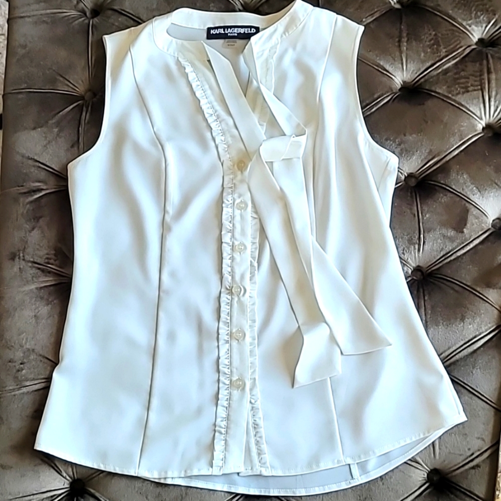 Karl Lagerfield dressy tank